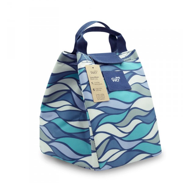 Borse e contenitori termici: Miami lunch bag piccola onde blu Borse e contenitori termici: Miami lunch bag piccola onde blu