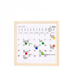 Stile office: Calendario a lavagna con pennarelli e magnete