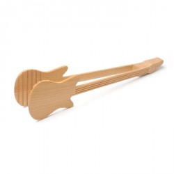 Gadget: Pinza in legno per alimenti chitarra