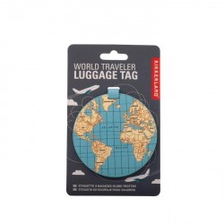 Stile accessori: Etichetta per bagagli world traveler