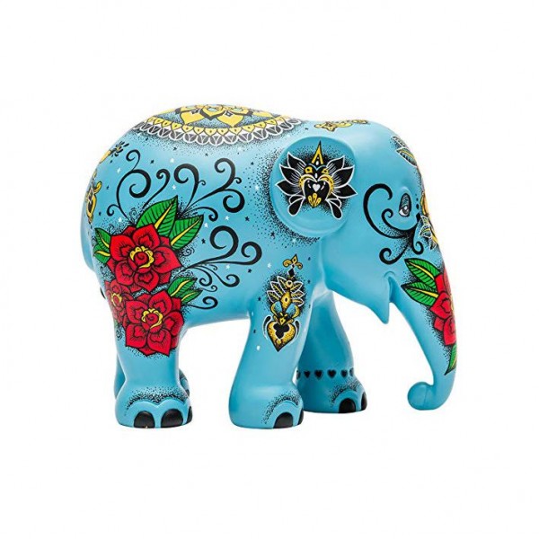 Elefantino d'autore - arte gardnerfante - h cm 15 - statuetta solidale Elefantino d'autore - arte gardnerfante - h cm 15 - statuetta solidale
