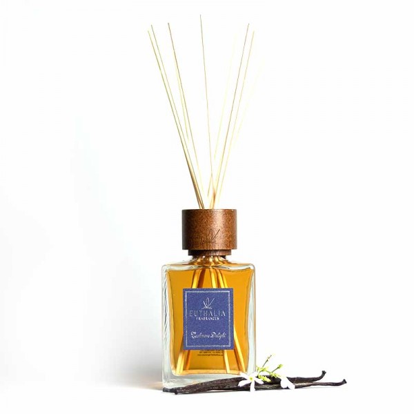 Profumatore con bastoncini in legno da 500 ml - fragranza cashmere delight