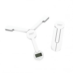 Bilance e pesalimenti: Tri scale bilancia da cucina bianca