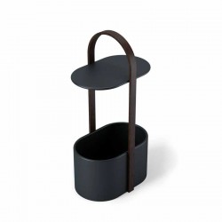 Tavolini: Bellwood tavolino con porta oggetti blk/wal