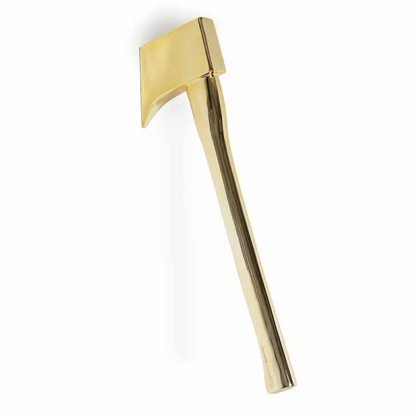 Complementi a muro: Axe ascia in resina gold Complementi a muro: Axe ascia in resina gold