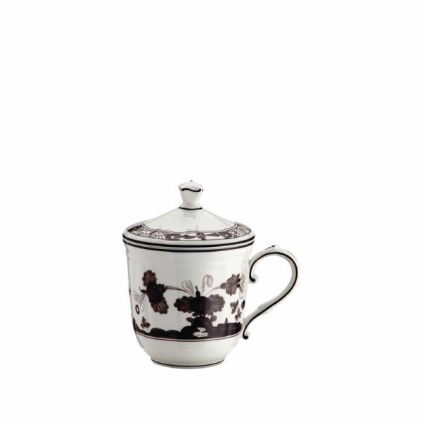 Tazza con coperchio - color albus - serie oriente italiano Tazza con coperchio - color albus - serie oriente italiano