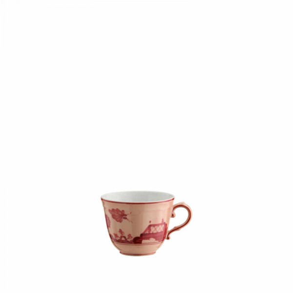 Tazzina caffe senza piatto - color vermiglio - serie oriente italiano Tazzina caffe senza piatto - color vermiglio - serie oriente italiano