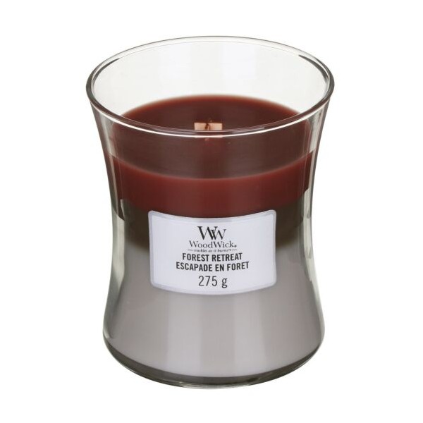 Candela con cera profumata: forest retreat trilogy - serie jar - medio formato Candela con cera profumata: forest retreat trilogy - serie jar - medio formato