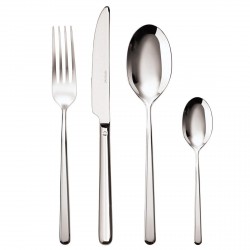 Unokit forchette 24 pezzi, posate in acciaio inox, lucidato a specchio