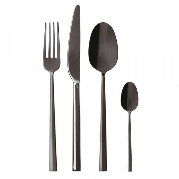 Forchette, coltelli e cucchiai: Rock servizio di posate black 24 pz Forchette, coltelli e cucchiai: Rock servizio di posate black 24 pz