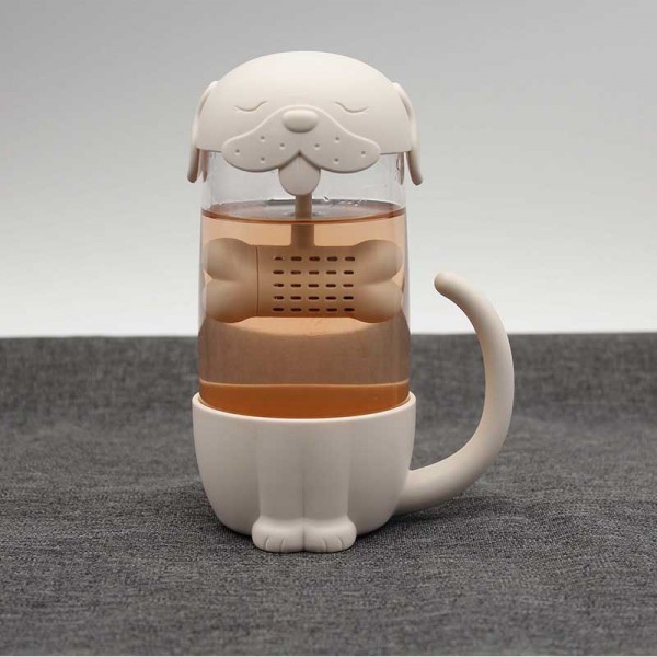 Tazze e teiere: Tazza da te con infusore cane Tazze e teiere: Tazza da te con infusore cane
