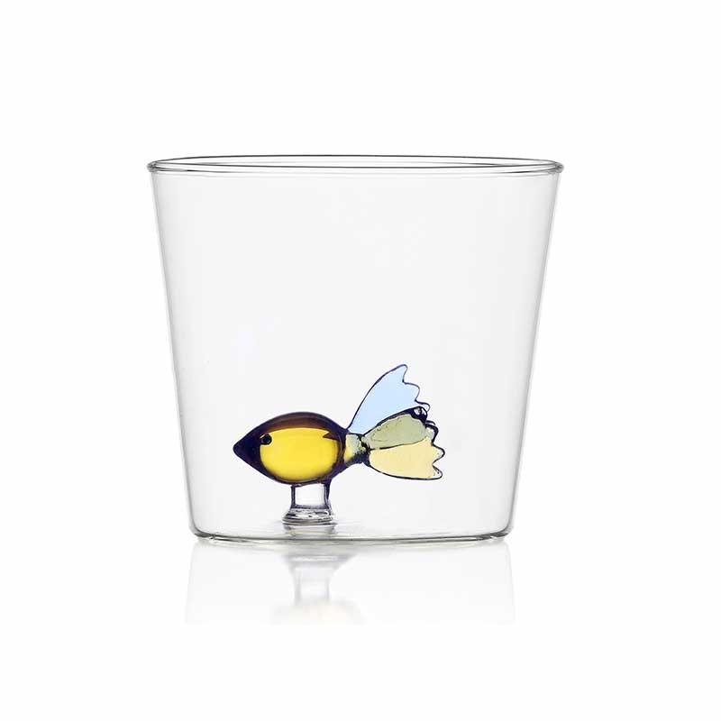 Sottobicchiere Con Luna E Animali Selvatici - Design Natura, 9.5x9.5 Cm, Retro In Sughero