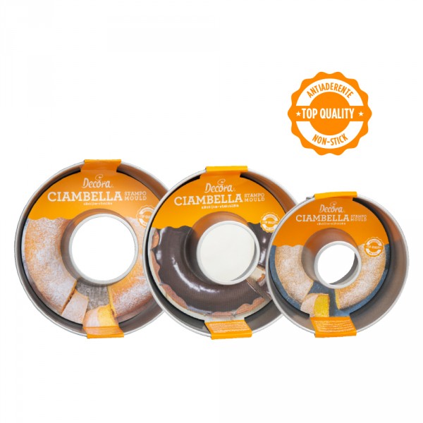 Stampo ciambella savarin antiaderente 20 x h 7,5 cm, Teglie e stampi