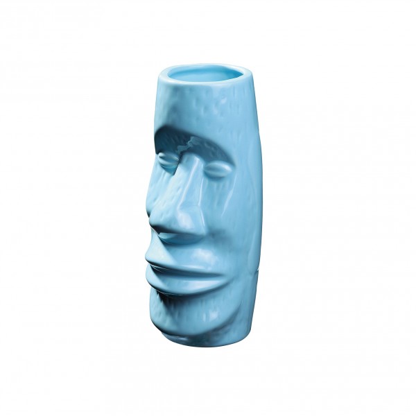 Bicchiere tiki moai azzurro 35 cl, Boccali, bicchieri e calici