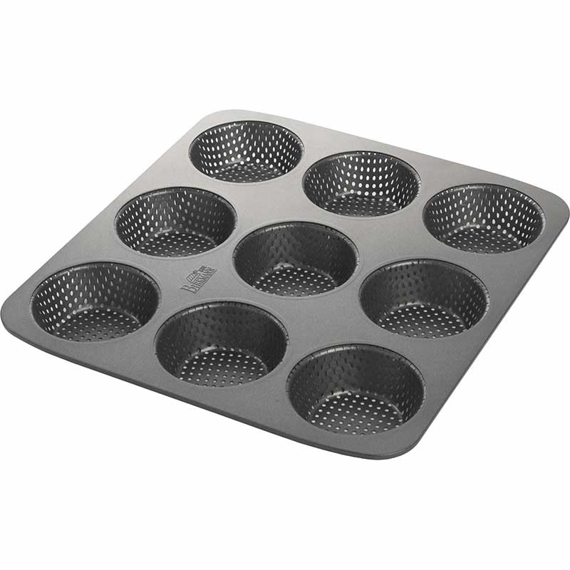 Teglie Mini Pane In Silicone - 2 Pezzi, 9 Cavità, Antiaderenti, Per Forno E Congelatore - Foto 3