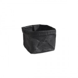 Fruttiere e portapane: Paperbag cestino pane 11,5x11,5 nero