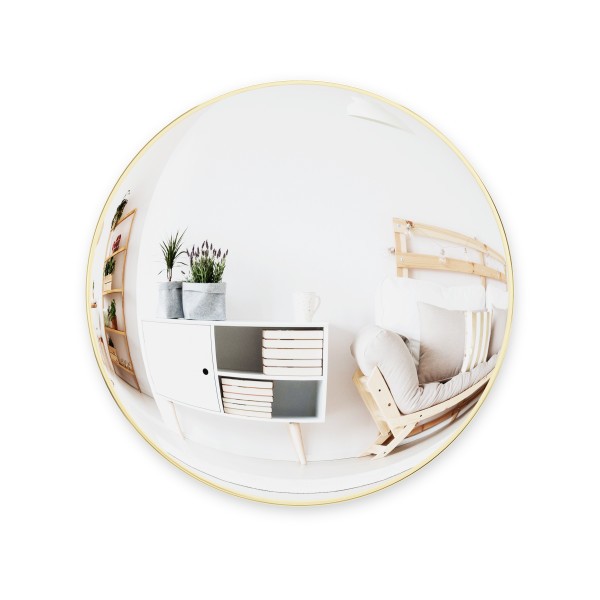 Complementi a muro: Convexa specchio 58 brass
