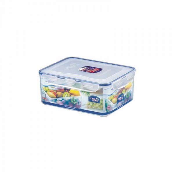Contenitore per alimenti rettangolare con tappo - capienza 5.5 lt