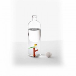 Bottiglia con uccellino - serie animal farm