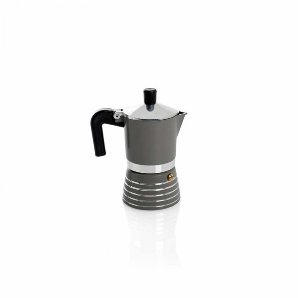Moka da 3 tazze - grigio - collezione Marrakesh Moka da 3 tazze - grigio - collezione Marrakesh