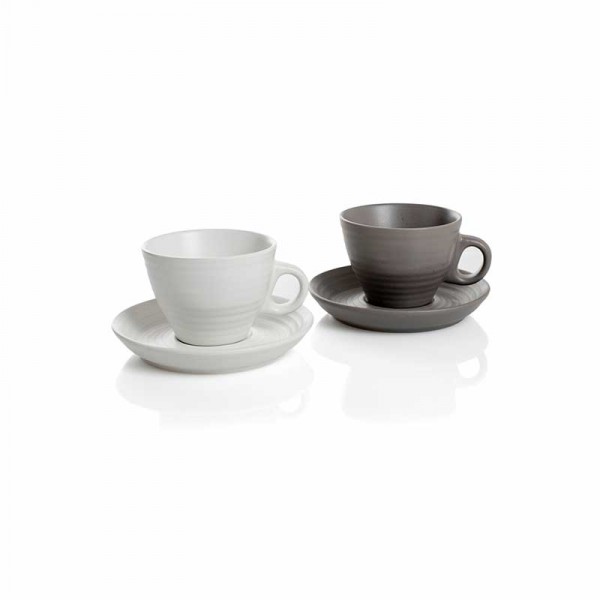 Servizio da 4 tazze cappuccino con piatto - - collezione Marrakesh Servizio da 4 tazze cappuccino con piatto - - collezione Marrakesh