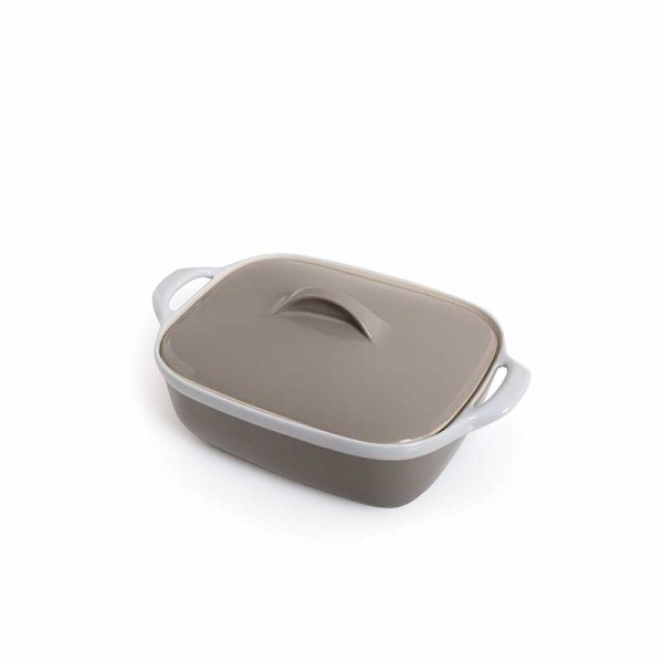 Teglie e stampi: Bilbao casseruola con coperchio tortora Teglie e stampi: Bilbao casseruola con coperchio tortora