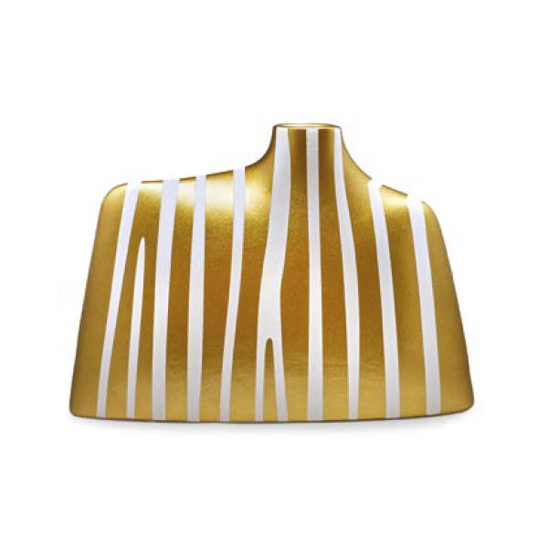 Gold grace fade maison - vaso porcellana decoro a mano 34x10x24 cm Gold grace fade maison - vaso porcellana decoro a mano 34x10x24 cm