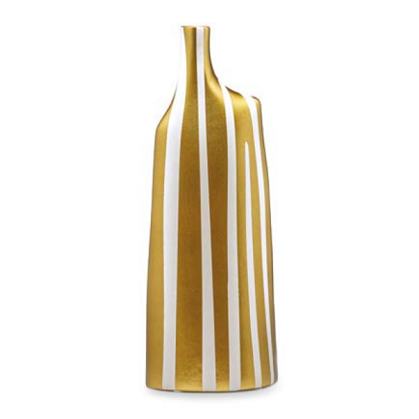 Gold grace fade maison - vaso porcellana decoro a mano 16x10x41 cm Gold grace fade maison - vaso porcellana decoro a mano 16x10x41 cm