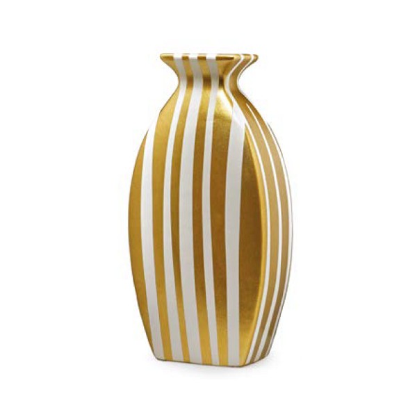 Gold grace fade maison - anfora porcellana decoro a mano 17x11x36 cm Gold grace fade maison - anfora porcellana decoro a mano 17x11x36 cm