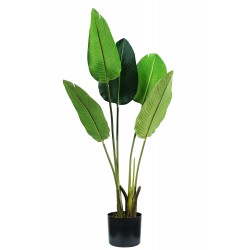 pianta finta strelitzia h. 100 cm 5 foglie