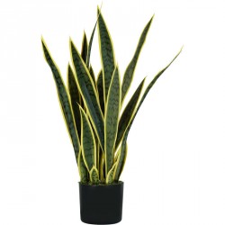 pianta finta sansevieria h. 75 cm 21 foglie