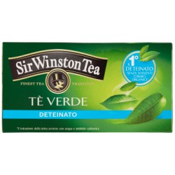 Sir Wiston Tea® | Tè Freddo Deteinato Pesca e Mango | Tè Senza Zuccheri e  Calorie | Tè Deteinato Frutta Pesca & Mango - 1 x 18 Bustine di Tè (45 Gr)