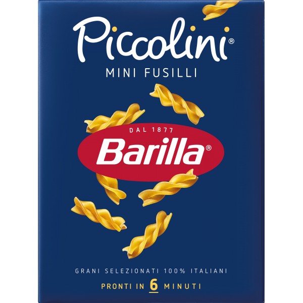 Barilla I Piccolini Mini Fusilli Pasta Per Bambini gr. 500