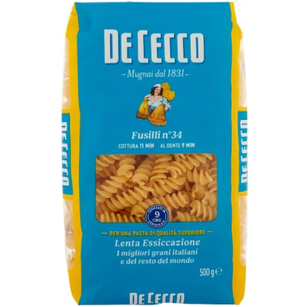 De Cecco Fusilli n. 34 gr. 300