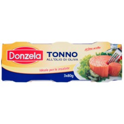 Donzela tonno olio oliva - gr.80 3pezzi