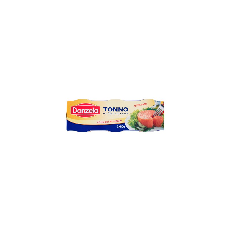 Donzela tonno olio oliva - gr.80 3pezzi
