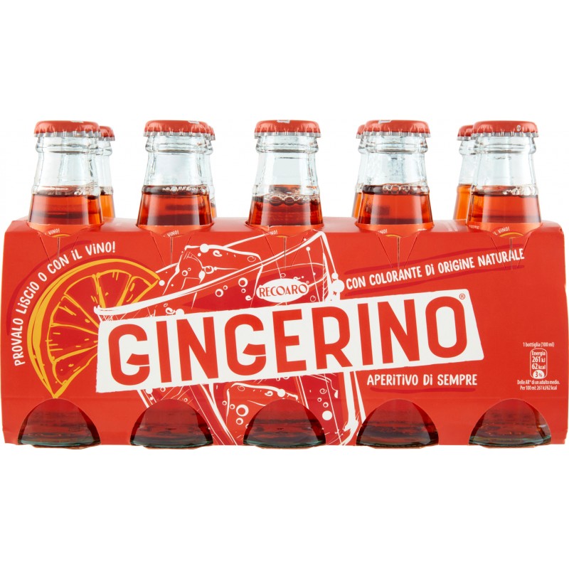 Recoaro Gingerino Bevanda In Bottiglietta Di Vetro cl. 10 clust. 10