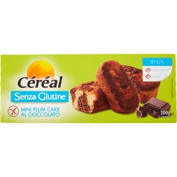 Céréal Senza Glutine Mini Plum Cake al Cioccolato 6 merendine...