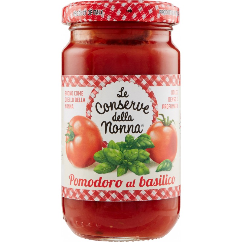Le conserve della Nonna sugo pomodoro e basilico - gr.190