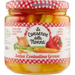 Le conserve della Nonna salsa contadina grossa gr.400