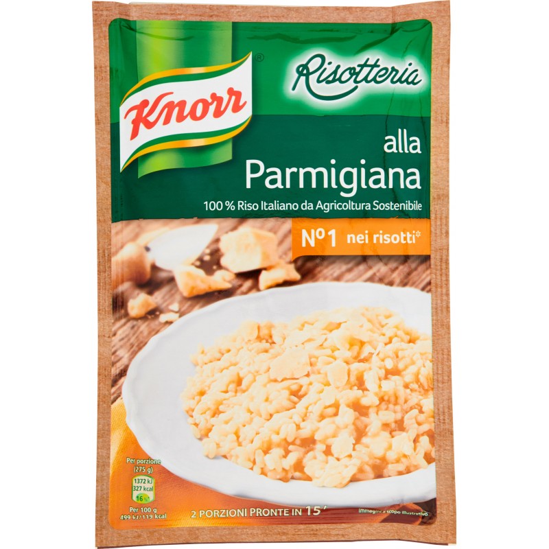Knorr Risotteria Risotto Alla Parmigiana Preparato In Busta gr. 175