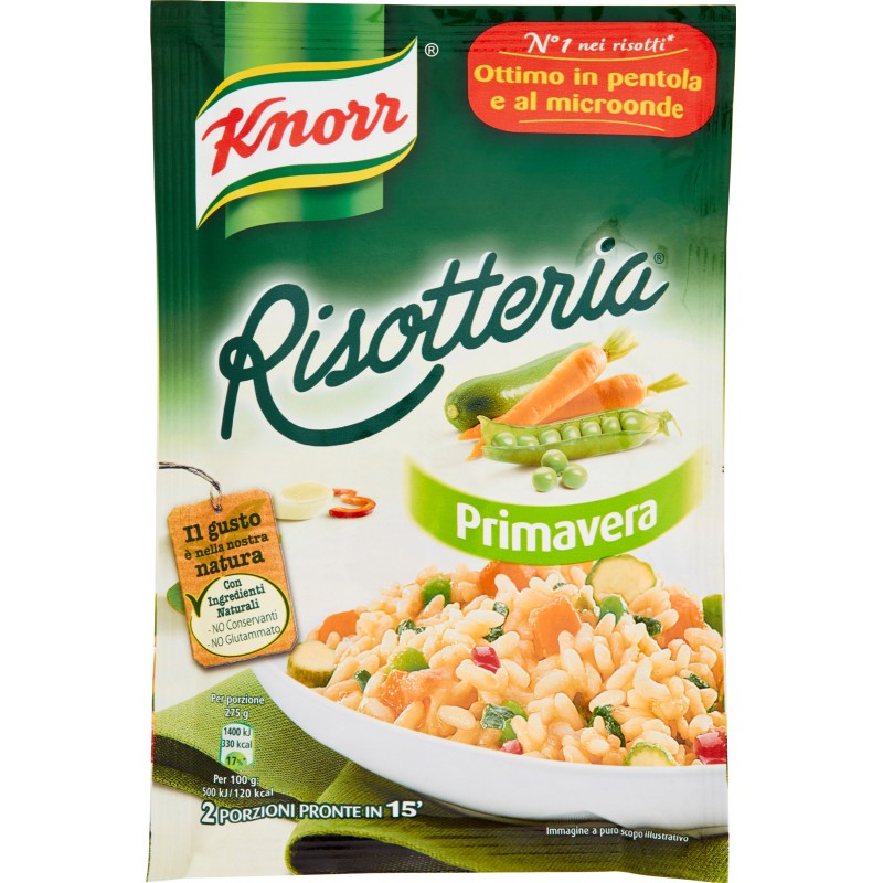 Knorr Risotteria Risotto Primavera Preparato In Busta gr. 175