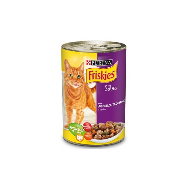 Friskies Purina bocconcini all'agnello, tacchino e verdure - gr.400