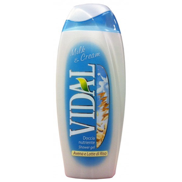 Vidal doccia con latte e riso - ml.250