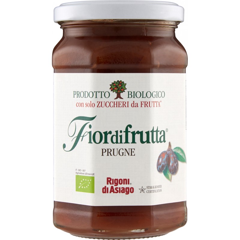 Rigoni Fior di Frutta Confettura Biologica Marmellata Alla Prugna 330g