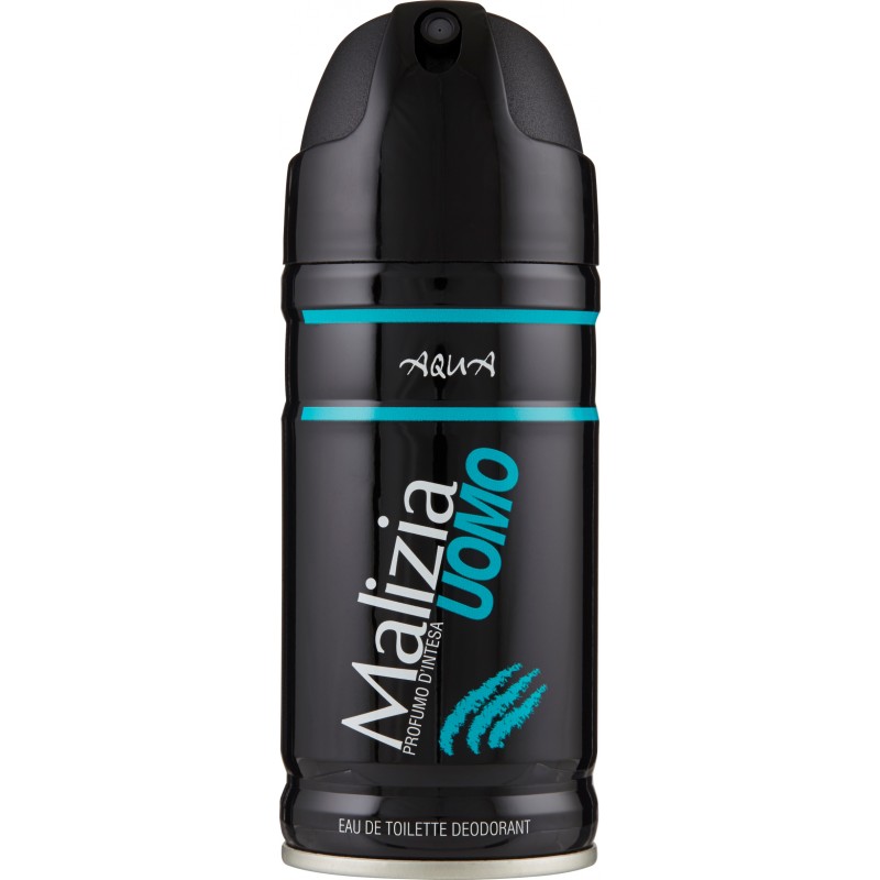 Malizia eau de toilette deodorant uomo aqua - ml.150