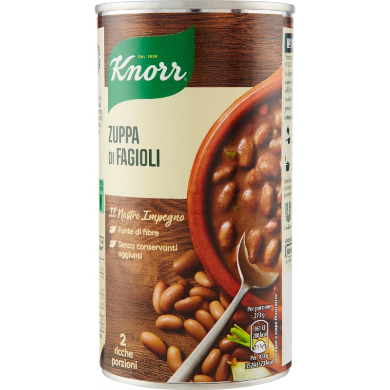 Knorr zuppa di fagioli in lattina - gr.500