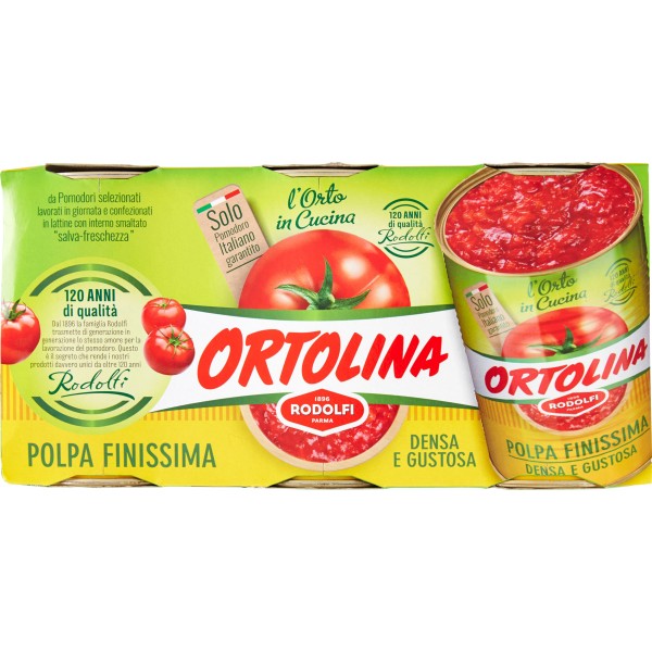 Ortolina polpa fine - gr.400 3pezzi