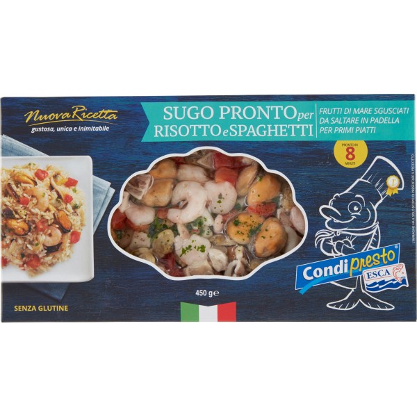 Esca Condipresto Sugo Pronto Risotto e Spaghetti 450 gr. Esca Condipresto Sugo Pronto Risotto e Spaghetti 450 gr.