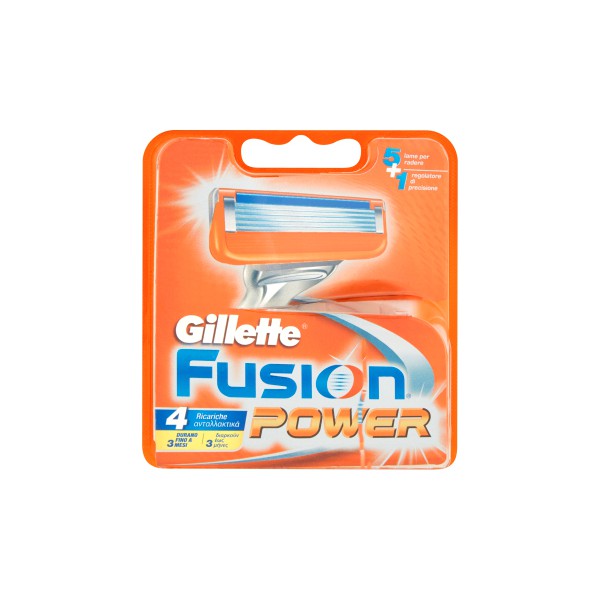 Gillette fusion power ricariche 4pezzi